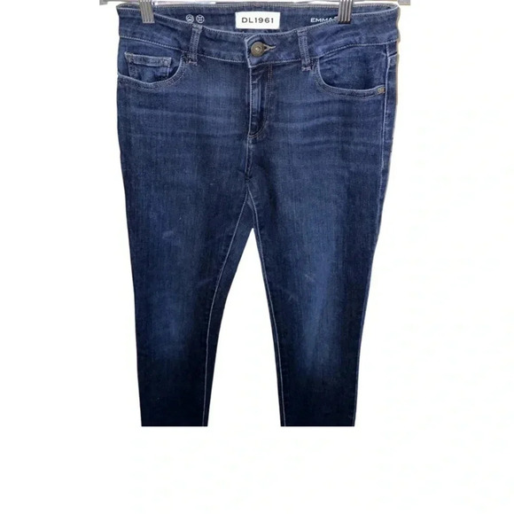 DL1961 Emma Power Legging Dark Wash Jeans Size 28 - Picture 2 of 6
